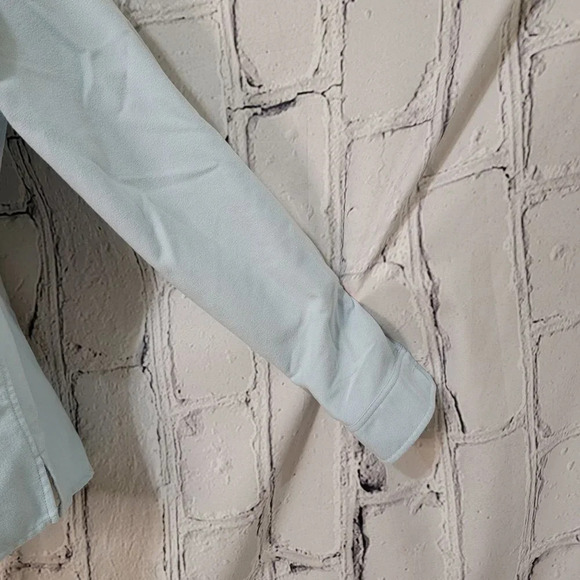 EDDIE Bauer Light Baby Blue Button Up Brushed Flannel Soft Shacket Shirt L - Picture 3 of 11